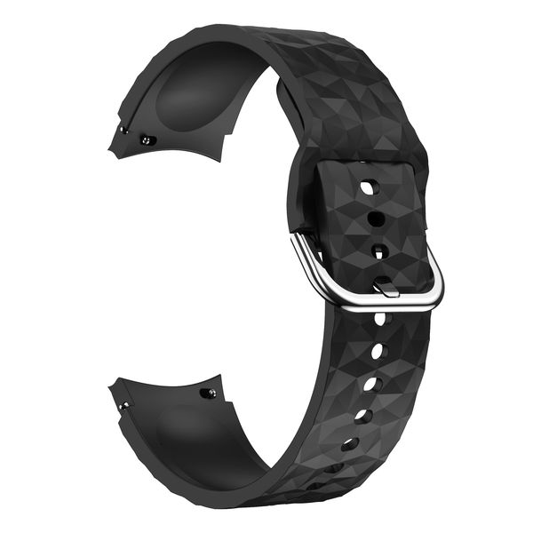 Tinotec Samsung Galaxy Watch 6 Silicone Strap - Diamond Pattern - 20mm Lug
