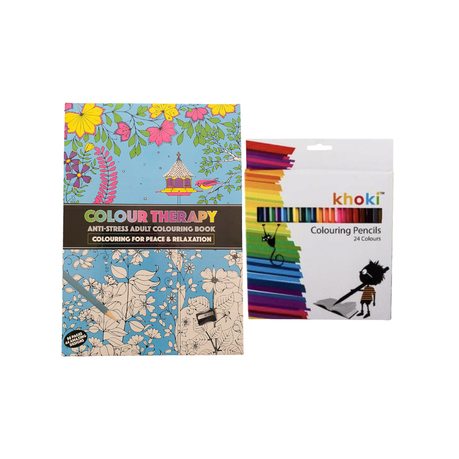 Adult Stress Relief Colouring book, 88 pg hard Cover with 24 Pencils, Shop  Today. Get it Tomorrow!