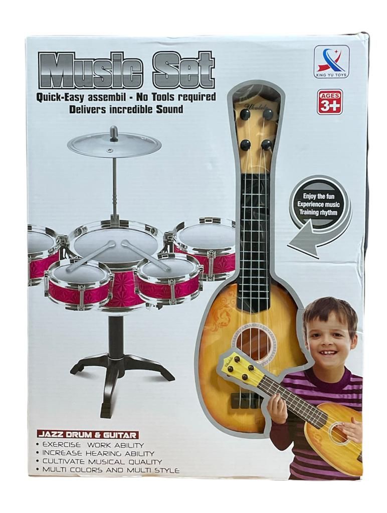 Music set (Jazz Drum & Guitar)
