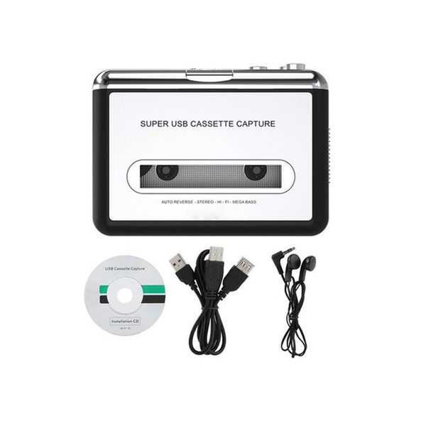 Portable Cassette Tape Player USB Cassette to MP3 Converter