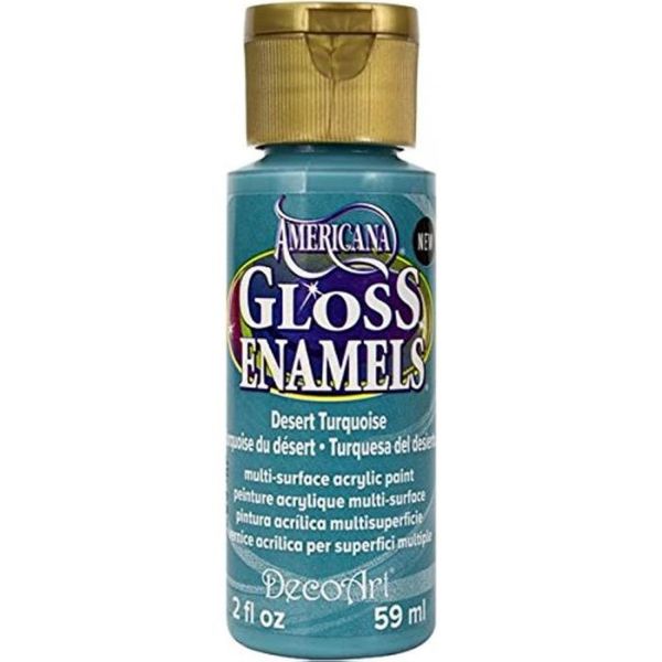 Desert Turquoise 59ml Gloss Enamel Craft Paint