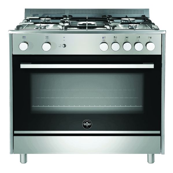La Germania Parma CI 90cm Gas Stove 5 Gas Burners 9MF Electric Oven S/Steel