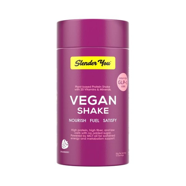 Slender You Vegan Shake Strawberry 480g