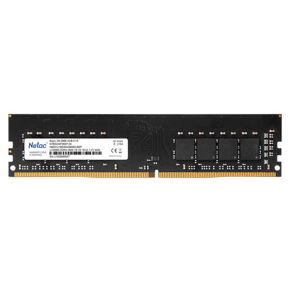 Netac Basic 4GB DDR4-2666 CL19 DIMM