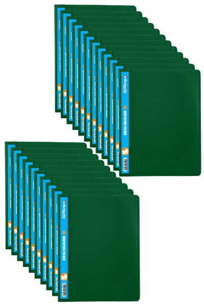 Quotation Folders - A4 180 m (Green) X15
