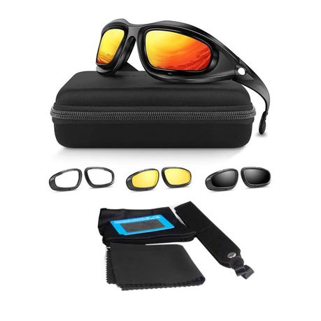 Windproof Polarized CS Military Goggles Sports Sunglasses Kit Image