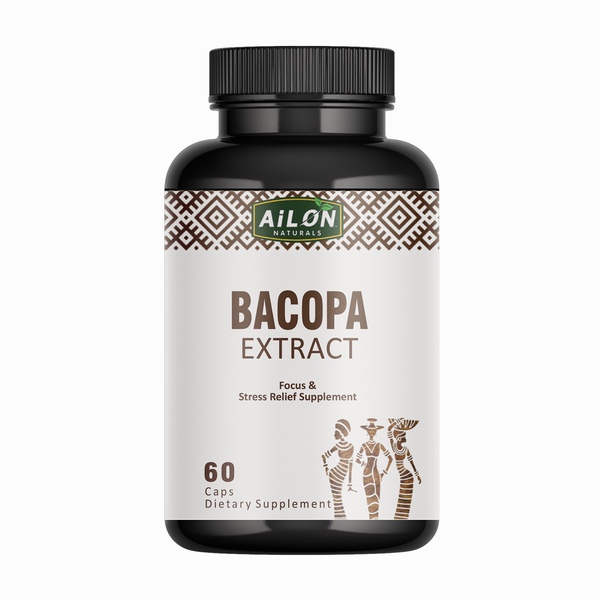 Bacopa Extract (60 Caps) - Memory, Focus &amp; Stress Relief Supplement