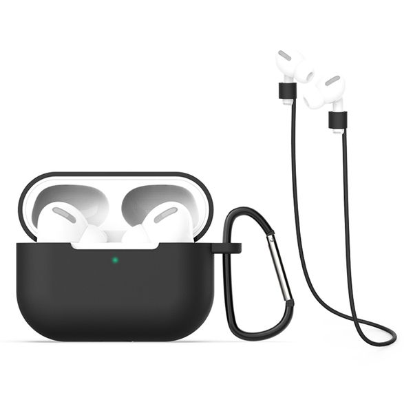 3 in 1 Silicone Protective Case for Apple Pods Pro
