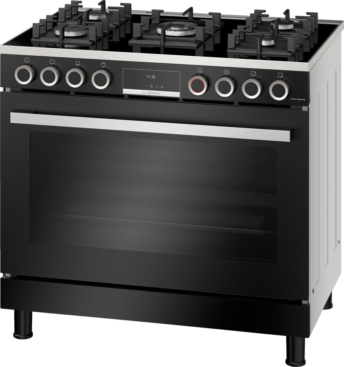 Bosch Gas range cooker Series 8 Black Shop Today. Get it Tomorrow