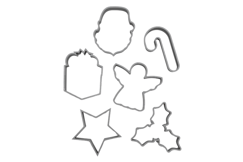 Christmas Cookie Cutter Set - Set of 6