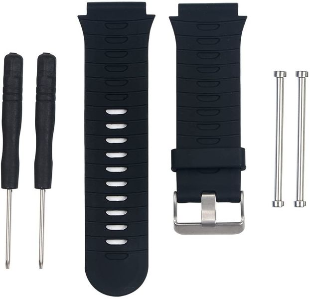 Silicone Strap Compatible With Garmin Forerunner 920xt- Black