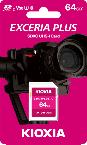 Kioxia 64GB 100Mb/s SD Card C10 Exceria Plus