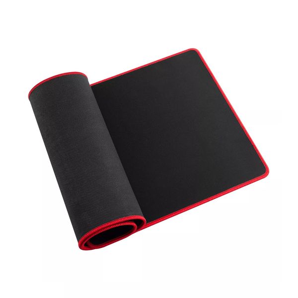 Extended Mouse Pad with Red Stitched Edge