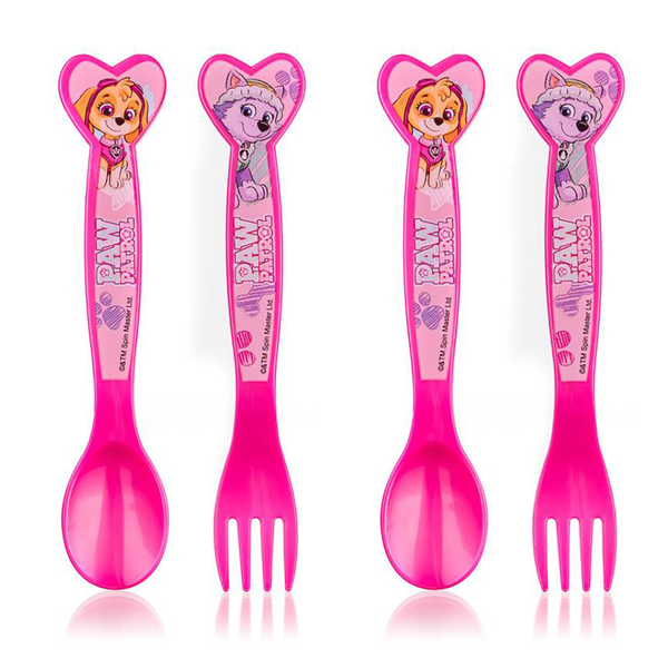 Paw Patrol Girls 2 Piece Cutlery Set - 2 Pack