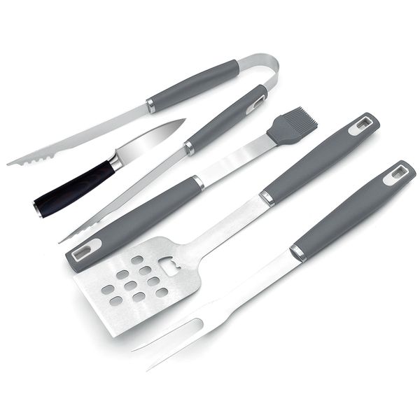 Premium Stainless Steel Barbecue Set - 5Piece