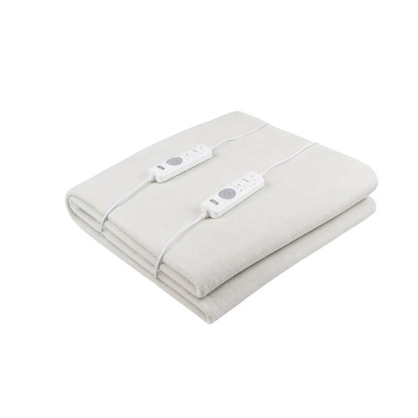 ALVA Double | Mink Fleece | Fitted Electric Blanket W/ Elastic 137x188