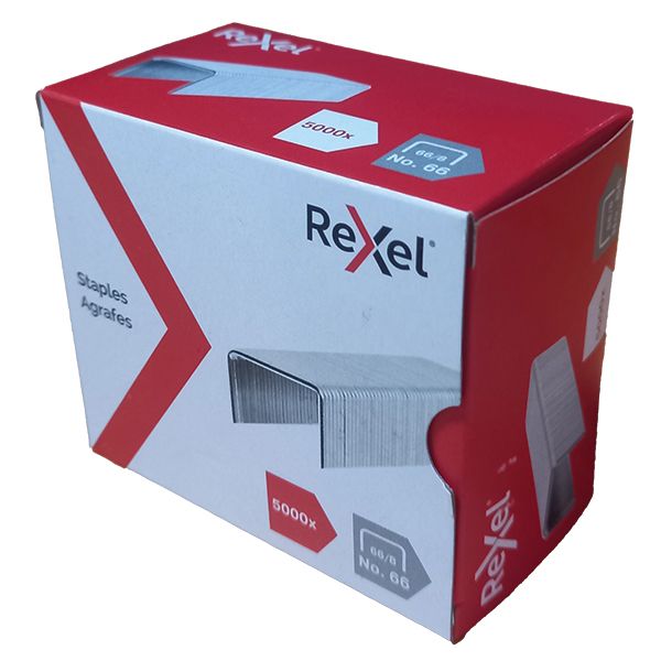 Rexel No. 66/8 Staples - Box of 5000