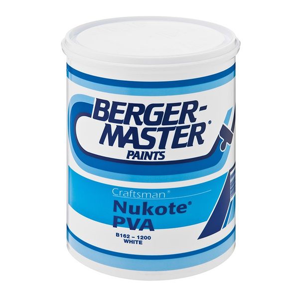 Berger Master Nukote PVA Paint - White (5L)
