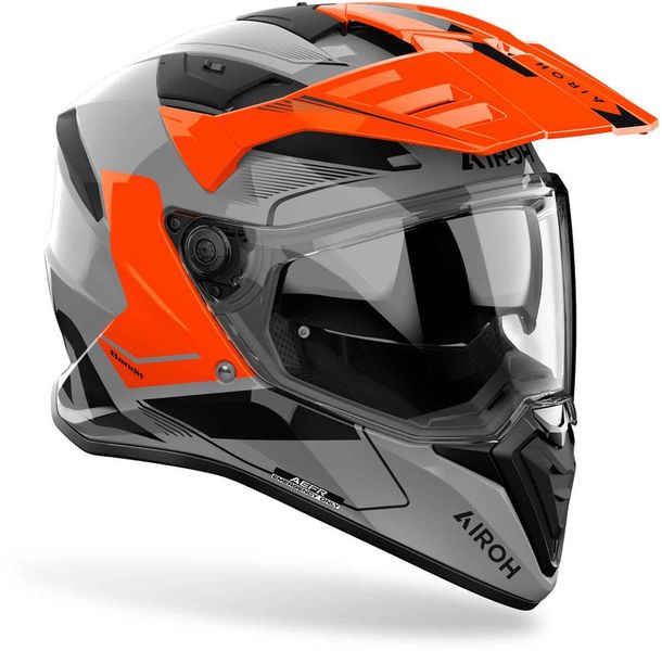 Airoh Bandit Tune Gloss Orange Helmet - 3XL