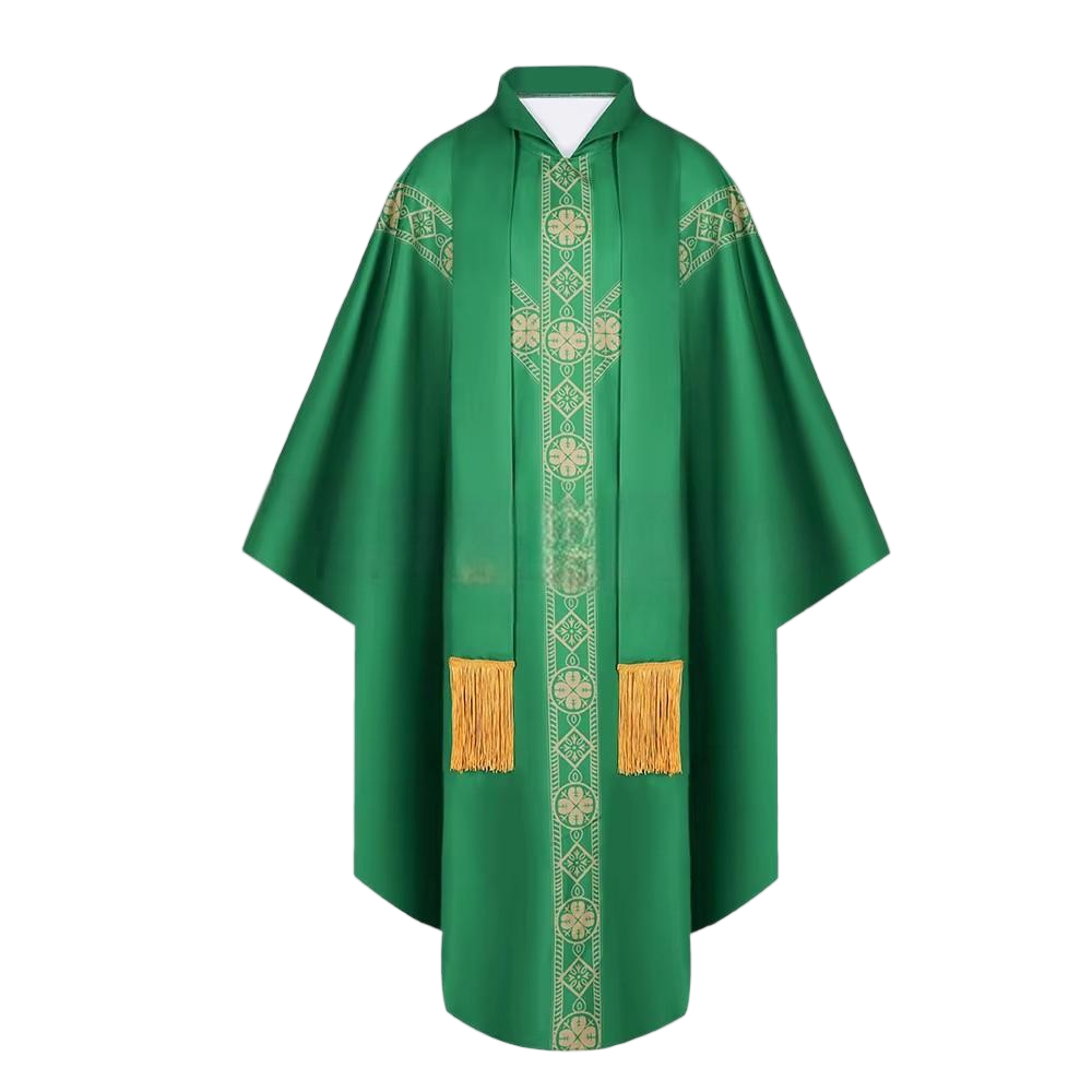 Church Father Mass Vestments Robe with Tassel Clergy Robe Cosplay ...