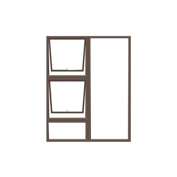 Aluminium Window PTT1215L 1200WX1500H - Clear Glass