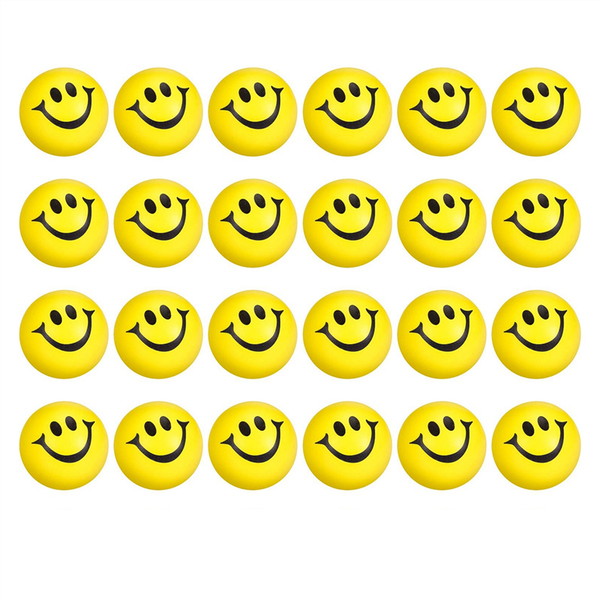 Pack Of 24 2 Inch Stress Smile Balls Stress Balls For Kids Adults