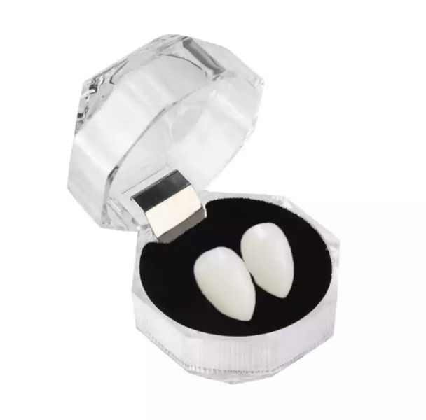 Cosplay Stick-on Vampire Teeth Fangs - 13mm