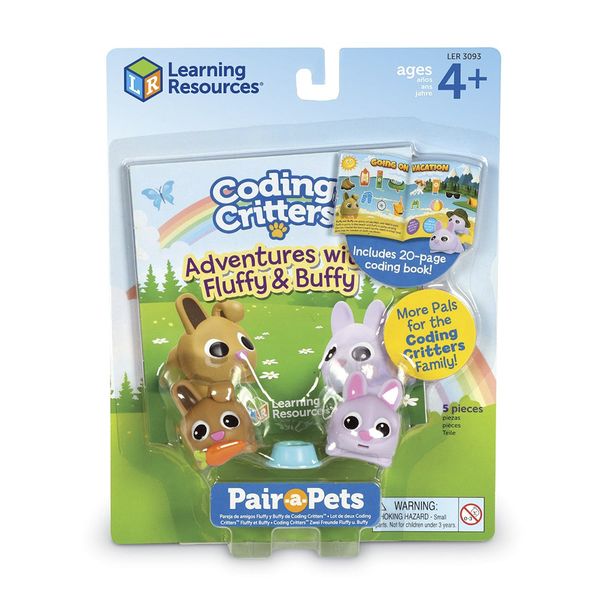 Learning Resources Coding Critters Pair-A-Pets Adventures: Fluffy &amp; Buffy
