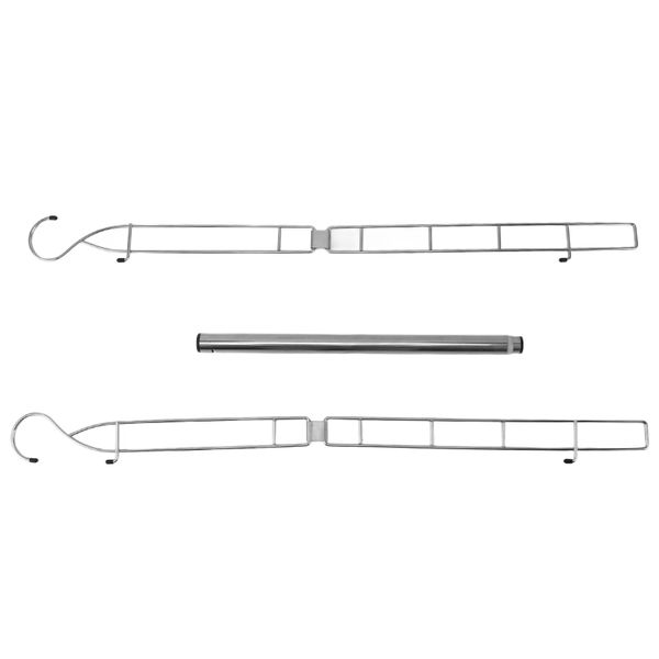 Adjustable Stainless Closet Rod for Balcony &amp; Bathroom