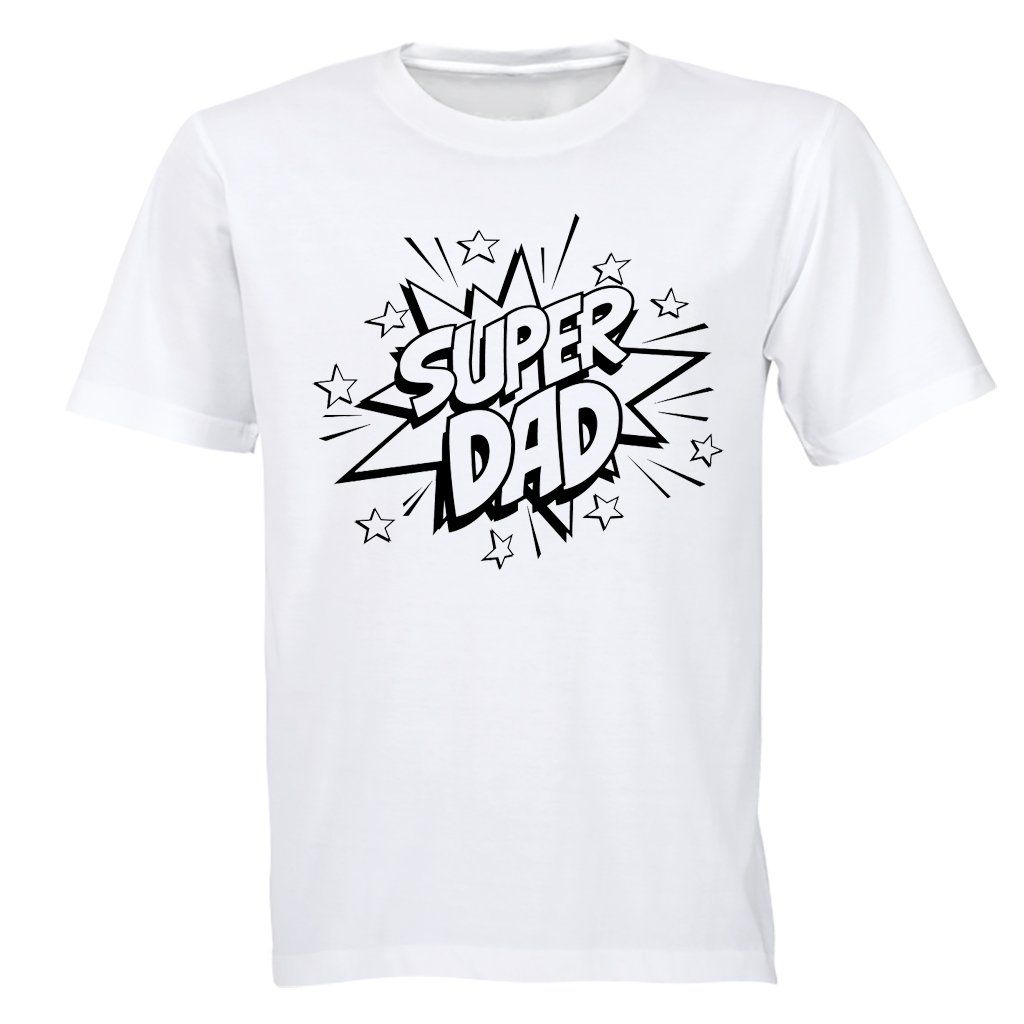 Super Dad - Stars - Adults - T-Shirt | Shop Today. Get it Tomorrow ...