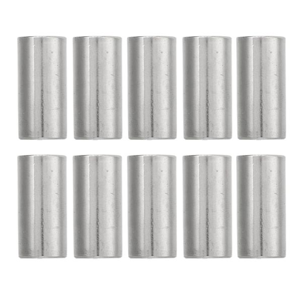 10 Pieces M8x1.25 25mm Round Coupling Nuts