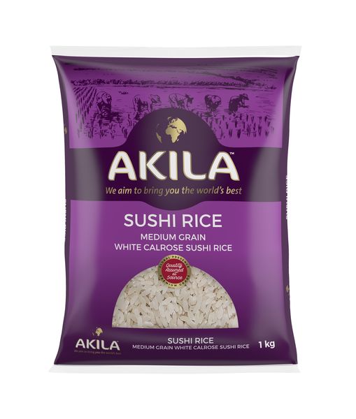 Akila Sushi Rice (Calrose Rice) - 5 x 1kg