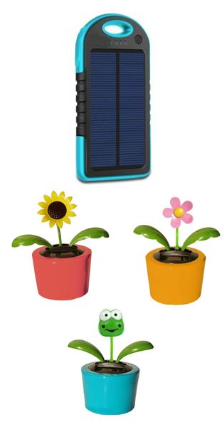 Lets Learn Solar Set - Solar Power Bank and 3 Solar Flower Pots