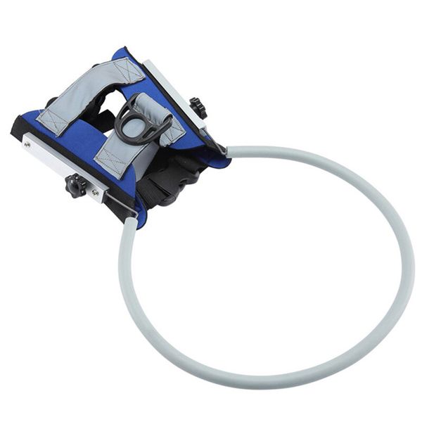 Adjustable Anti-Collision Head Protection Ring for Blind Pet Dog - Blue