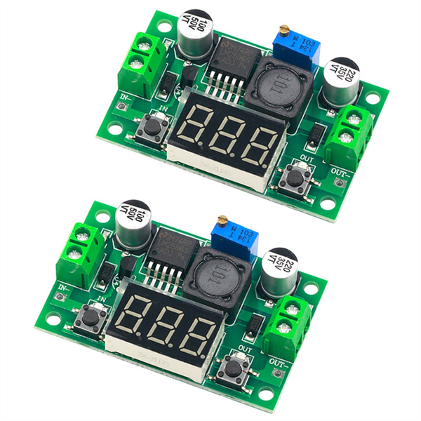 2Pcs LM2596 LM2596S DC-DC Step-down Power Supply Regulator Module