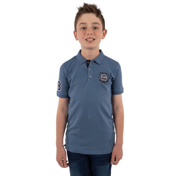 Boy's Golfer: Opal Dark Teal