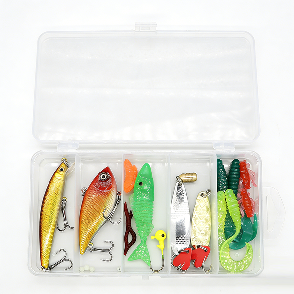 22-Piece Fishing Lure Set