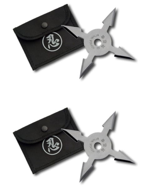Ninja Star 4 Blades 2 pcs