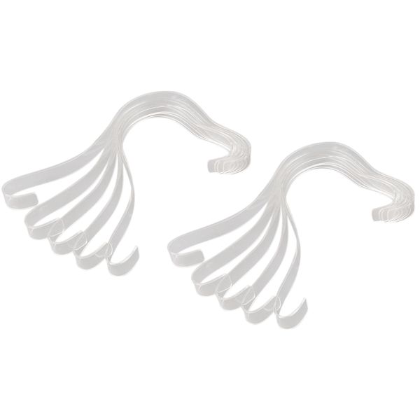 Clear Elastic Plastic Women's Sandals Show Holder Shoe Rack - 10 Pieces