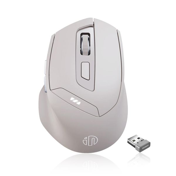 Redisson Wireless Mouse,[Upgraded] 2.4GHz (Battery Level Visible)for Laptop