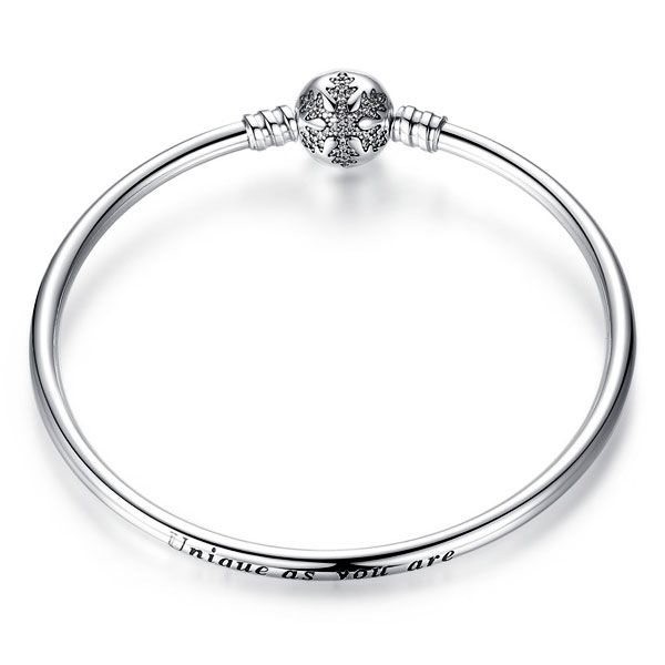 Snowflake Bangle Bracelet