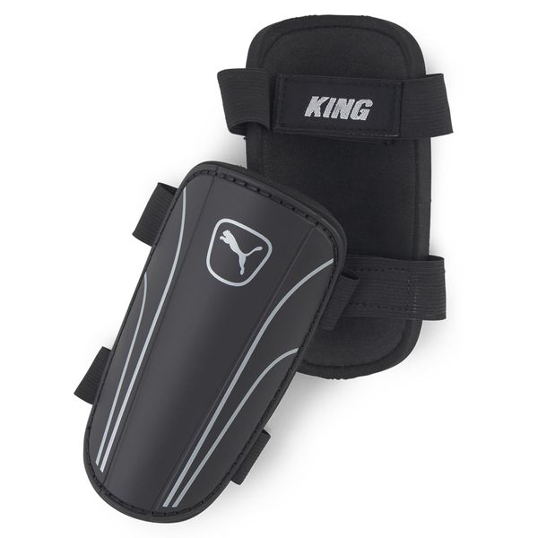Puma Junior King Strap Shinguard - Puma Black/Puma Silver
