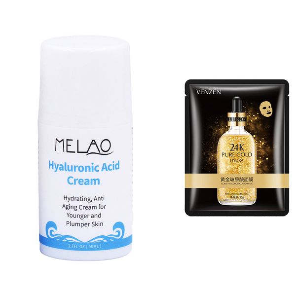 MELAO Hyaluronic Acid Anti-Aging Facial Cream 50ml - Bundle