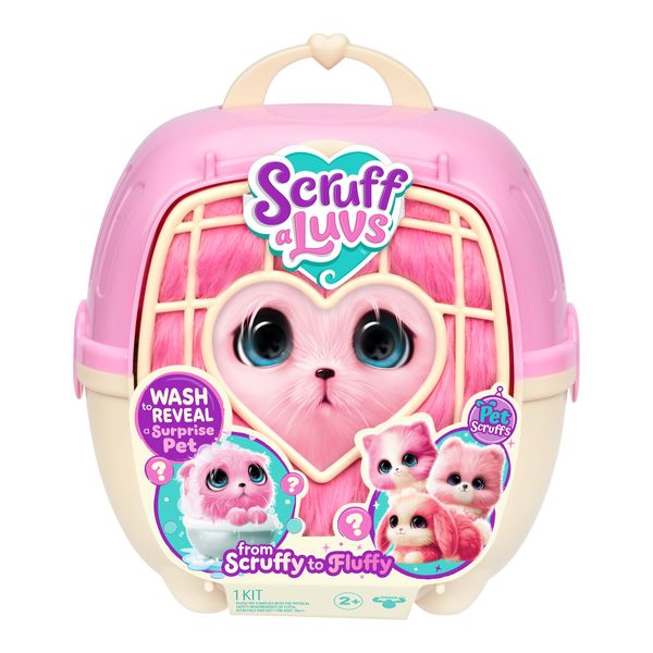 Scruff A Luvs Surprise Pink Pet With Carrier Blind Box