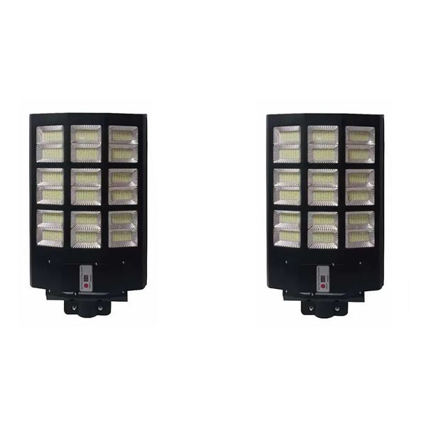 Set of 2 1200W LED Solar Street Light with Motion Sensor JA-ST-BMS1200W
