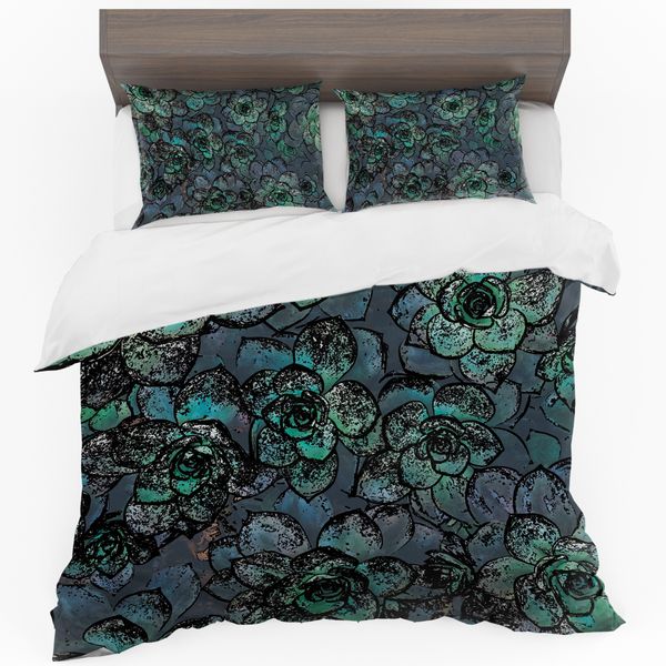 Succulents Duvet Cover Set