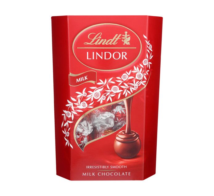 Lindt Lindor Milk Chocolate 200gr 16 Ball Cornet Shop Today Get It Tomorrow 6527