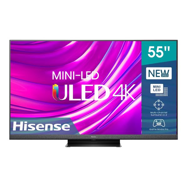 Hisense 55" U8H Mini-LED 4K ULED Smart TV with Quantum Dot &amp; HDR10+ 120Hz
