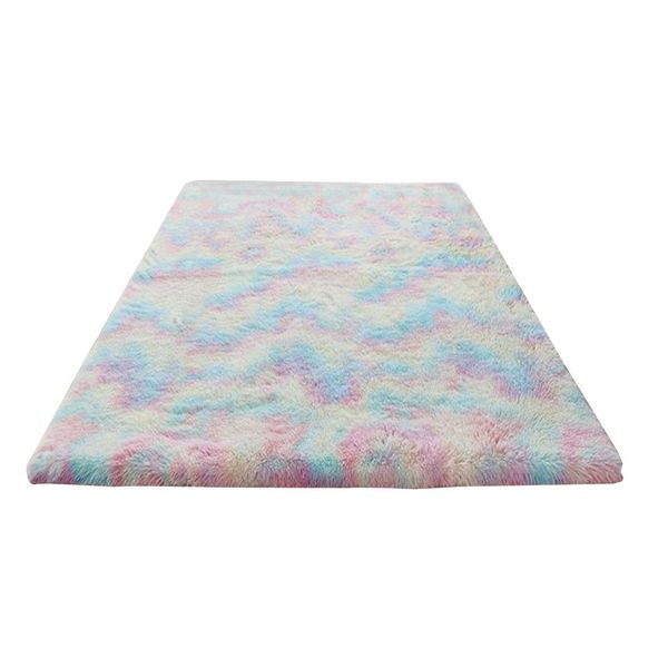 Rainbow Fluffy Shaggy Carpet/Rug - 2m x 1.5m