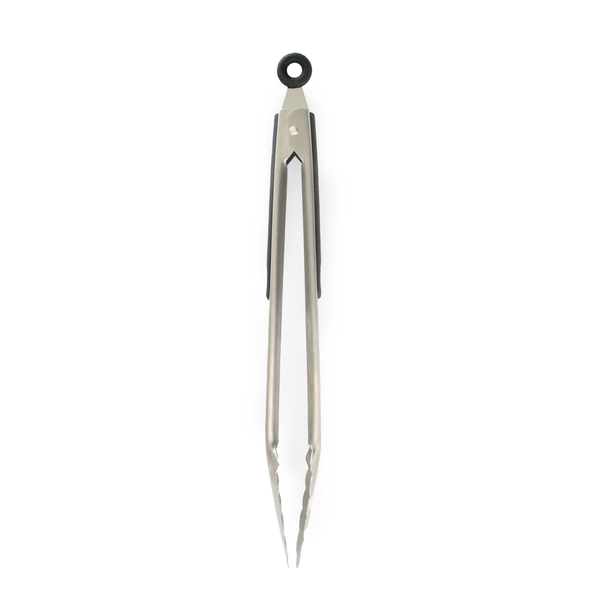 Stainless Steel Braai and Grilling Tongs with Locking Mechanism